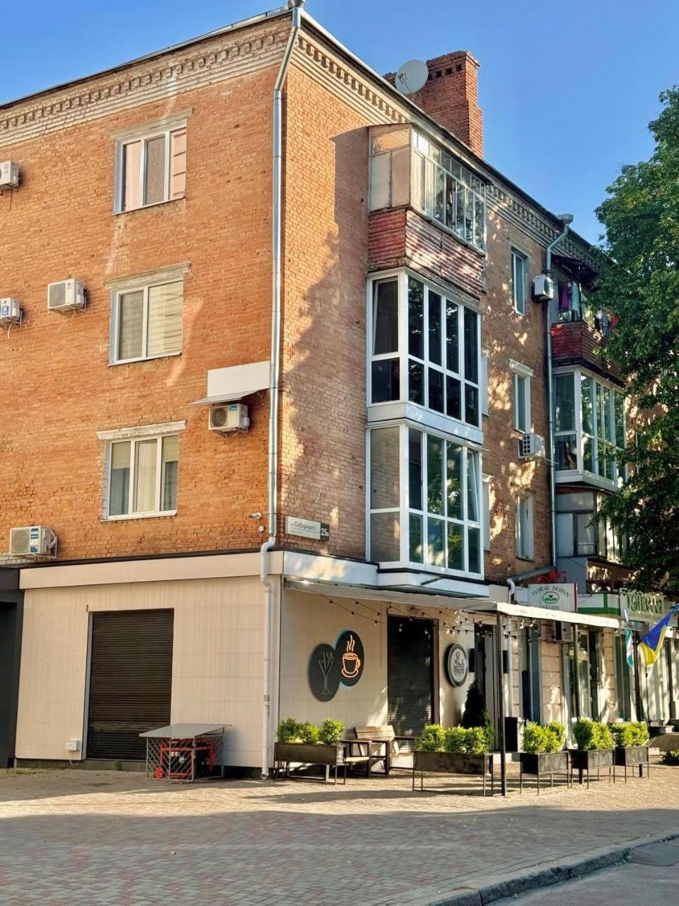 Apartpoltava Елегантна Двокімнатна Студія З Панорамою На Театр Гоголя, Цум, Фіскальний Чек Екстериор снимка